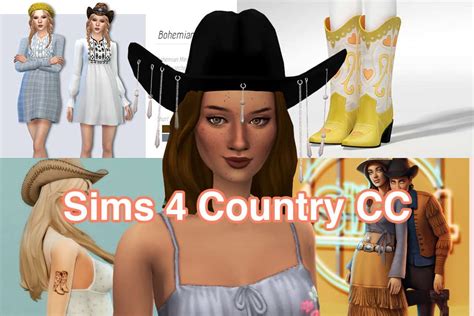 country cc sims 4